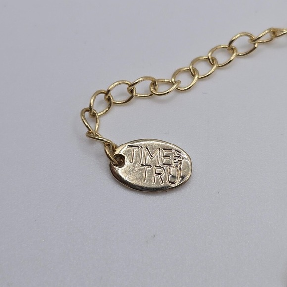 Time and Tru Multistrand Necklace White Beaded Gold Tone Coastal Beach Jewelry - Picture 5 of 8